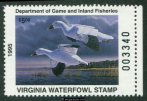 VA Waterfowl 8 mint, NH, VF - Picture 1 of 1