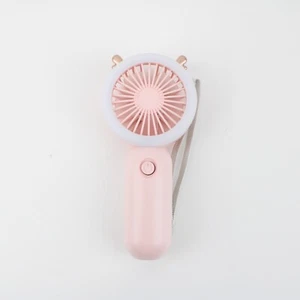Mini Portable Fan USB Rechargeable Night Light Cooling Handheld Fan 1 Speed - Picture 1 of 6