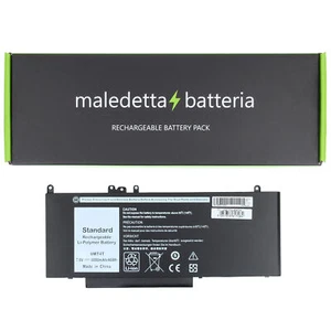 Batteria NERA 7.6 V 6000 mAh per Dell Latitude E5470 - Foto 1 di 9