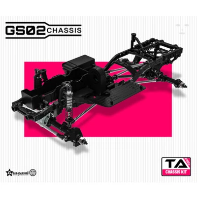 NEW GMade GS02 Chassis 1/10 4WD RC Model TA PRO Chassis Kit - Image 1 of 3