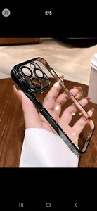 For iPhone 11 Aluminum Metal Bumper Frame Matte Clear Back Case - Picture 1 of 2