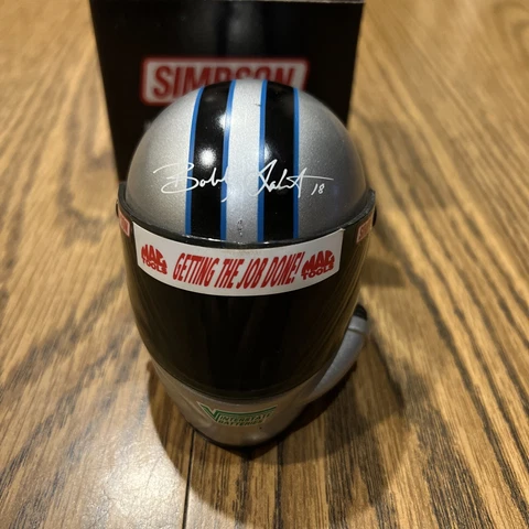 Simpson NASCAR Bobby Labonte NFL Carolina Panthers Mini Helmet Cover