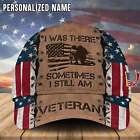 Personalized I Was There Sometimes I Still Am Veteran Classic Baseball Cap