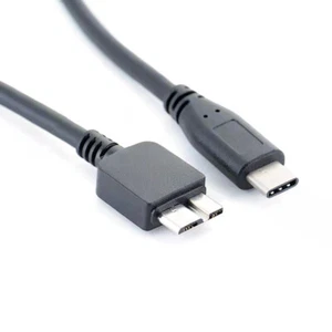 1 Ft Premium USB Type-C (USB 3.1) to USB 3.0 Micro-B OTG Adapter Cable / Cord - Picture 1 of 4