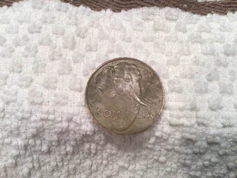 1950 Somalia 1 Centesimo Coin Cover
