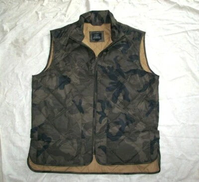 Men's (XXL) J.CREW Camo Quilted Layering Vest - Image 1 of 4