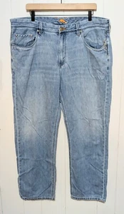 Tommy Bahama Jeans Mens 40x30 Blue Straight American Light Wash Cotton Denim - Picture 1 of 9