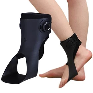Foot Drop Support Ankle Brace Orthosis Plantar Fasciitis Correction Night Splint - Picture 1 of 22