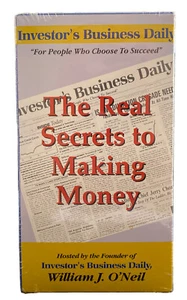 The Real Secrets to Making Money Investor’s Business Daily (VHS, 1997) Original - Picture 1 of 7