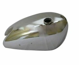 New Matchless Steel Chrome Plated Petrol Gas Fuel Tank ECs - Picture 1 of 2