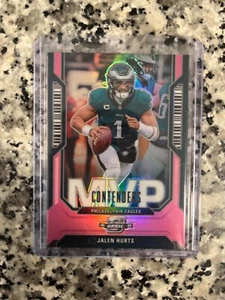 2023 Panini Contenders Optic - MVP Contenders Pink Prizm #MVP-2 Jalen Hurts /75 - Picture 1 of 2