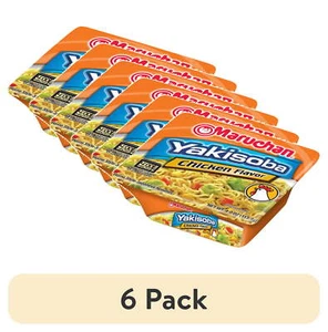 (6 pack) 4oz Shelf Stable Package,Maruchan Yakisoba Chicken Flavor Noodles - Picture 1 of 11