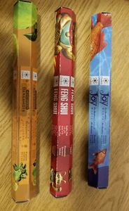 3 pack Premium Indian Incense: Joy, Bergamote, & Feng Shui by Chokra (60 sticks) - Picture 1 of 1