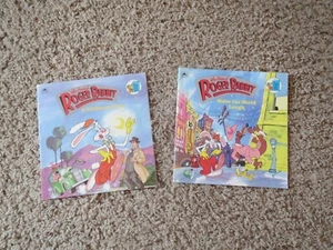 Lot 2 Books 1988 Who Framed Roger Rabbit Make The World Laugh, A Different Toon - Picture 1 of 4
