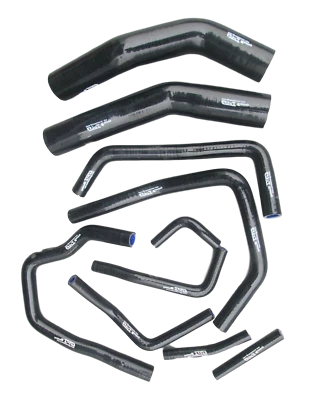 Manguera de calefacción de radiador de silicona negra para Toyota Land Cruiser HDJ80 96 1990-1997 Foto 1 de 4