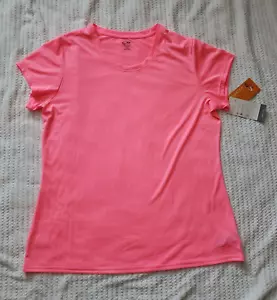 Champion Dry-fit High Performance Hot Pink S/S T-Shirt Size Women’s XL - Picture 1 of 6