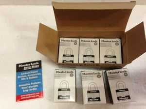 (6) Master Lock 3BLU Safety Lockout 1-1/4" High Keyed Different with 2 Keys*Ji6T - Picture 1 of 2