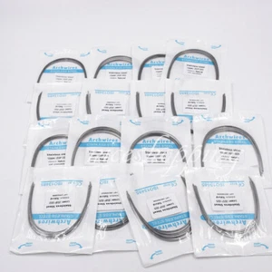 10 Packungen Dental Kieferorthopädisch Edelstahl Rechteckig Bogen Draht Natur/Ovid - Bild 1 von 48