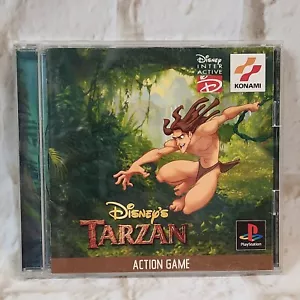 TARZAN Disney PlayStation One PS1 Game Japanese Version (VX165 -J1) (SLPM 86383) - Picture 1 of 12
