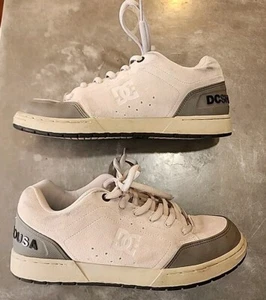 Vintage DC Skateboarding Skateboard Shoes Fat Tongue Grey - Mens Size 12 - Picture 1 of 14