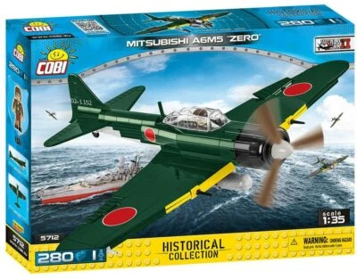 COBI 5712 Mitsubishi A6M5 Zero  1:35 scale  green camo  Very Rar set last sets - Image 1 of 4