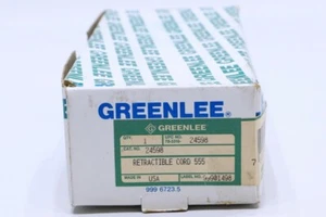 * NEW GREENLEE 24598 RETRACTIBLE CORD 555 - Picture 1 of 3