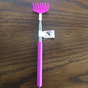Rosa Metall Teleskop Rückenkratzer - Bild 1 von 6