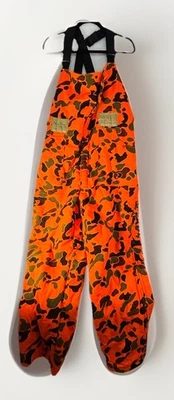 Vintage Woolrich Blaze Orange Camo Duck Hunting Size XL Inseam 34” - Image 1 of 4