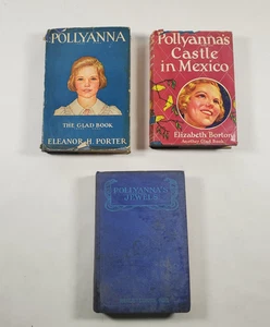 Lot of 3 Pollyanna Books Pollyanna, Jewels, Castle in Mexico Hardcover 1940s - Bild 1 von 7