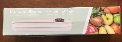 White Vacuum Food Sealer With 10 Starter Bags - Image 1 of 4