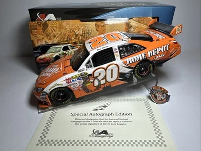 2009 Joey Logano #20 Home Depot New Hampshire Autographed NASCAR Diecast 1:24 - Image 1 of 4