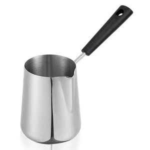 Turkish Coffee Pot for Melting, Milk Warmer 350 Cc Stainless Steel with Nozzl... - Picture 1 of 9