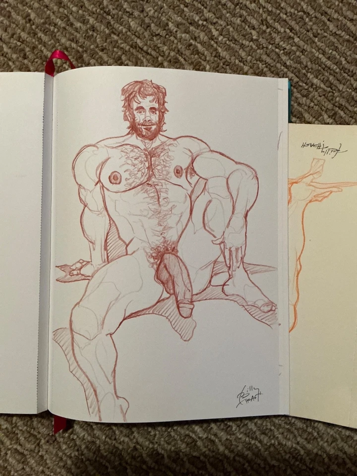 Hk85 Muscle hunk фигурка рисунок иллюстрация Billy thrash beefcake гей int - Изображение 1 из 1