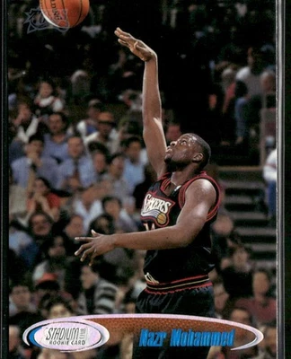 1998-99 Stadium Club #220 Nazr Mohammed - Image 1 of 2