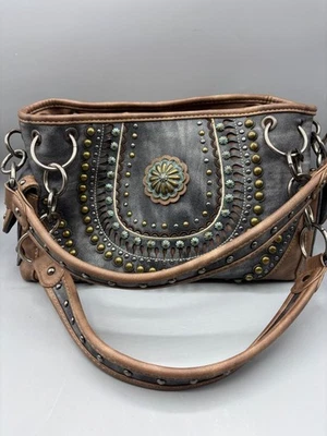 Montana West Western Boho Bolso de Mano con Tachuelas Cartera de Hombro Boho Foto 1 de 4