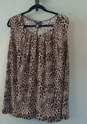 Blusa top camisola sin mangas talla grande Catherine's 1X  Foto 1 de 4