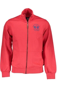 LA MARTINA ROTES HERREN-SWEATSHIRT MIT REISSVERSCHLUSS - Bild 1 von 2