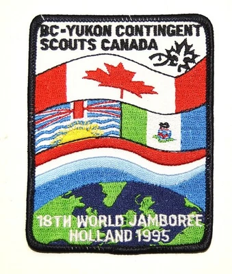 B.C.-Yukon Contingent Scouts Canada Badge 1995 XVIII World Jamboree - Image 1 of 4