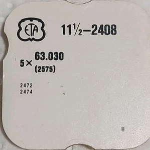 ETA CAL. 2408 u. 2472 FEDER FÜR DATUMSPERRE PART No. 2575 Original Neu  - Picture 1 of 2