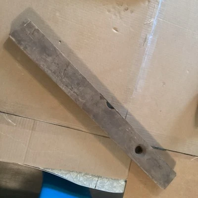 Antique Disston & Morss 30" Brass And Wood Level Keystone Tool Works Unpainted - Image 1 of 4