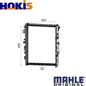 RADIATOR ENGINE COOLING CR 2732 000P FOR MERCEDES-BENZ SPRINTER/46-t/Van/3-t - Picture 1 of 16