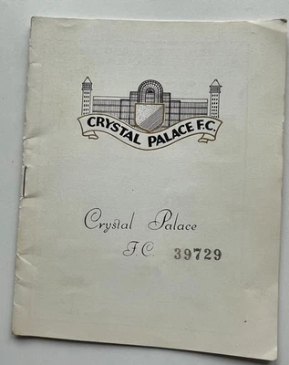 Crystal Palace  Football Programme 1966/1967 - Image 1 of 2