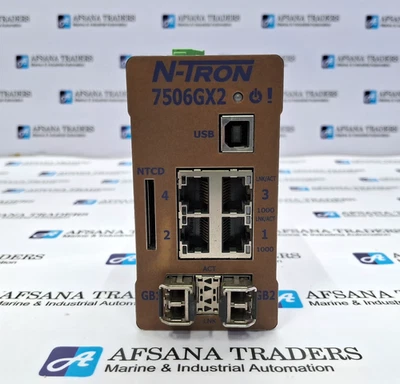 N-TRON 7506GX2 INDUSTRIAL ETHERNET SWITCH - Image 1 of 4