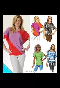 Butterick 5753 Uncut-FF ©2012 Women's Plus Pattern sz:ZZ 16-26 Top - Picture 1 of 2