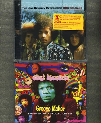 LOT JIMI HENDRIX EXPERIENCE BBC SESSIONS + GROOVE MAKER LIMITED EDITION 3 CD BOX Foto 1 de 4