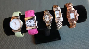 Schönes Set mit 5 Modeuhren ~ Geneva, Judith Jasonie & mehr ~ KOSTENLOSER VERSAND - Bild 1 von 4