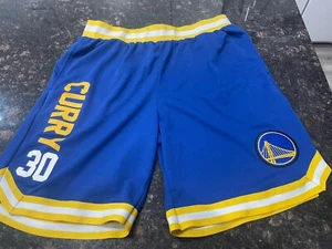 Golden State Warriors Stephen Curry #30 NBA blau/gold Basketball Shorts Herren XL - Bild 1 von 8