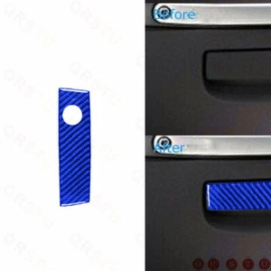 Glove Box Switch Cover Trim For Jeep Wrangler JK 2011-2017 Blue Carbon Fiber - Picture 1 of 7