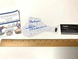 Steve Chapman Autographed Signed Guitar Pickguard Signed in Blue Ink WITH COA - Picture 1 of 6
