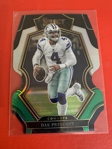 2022-23 Panini Select Dak Prescott #127 Premier schwarz grün Prizm Stanzschnitt - Bild 1 von 2